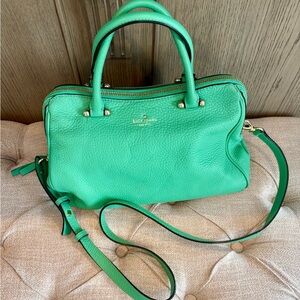 Kate Spade Charles Street Audrey Green Bag-Like New With Tags